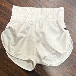 Kids White Tiger Friday dance shorts